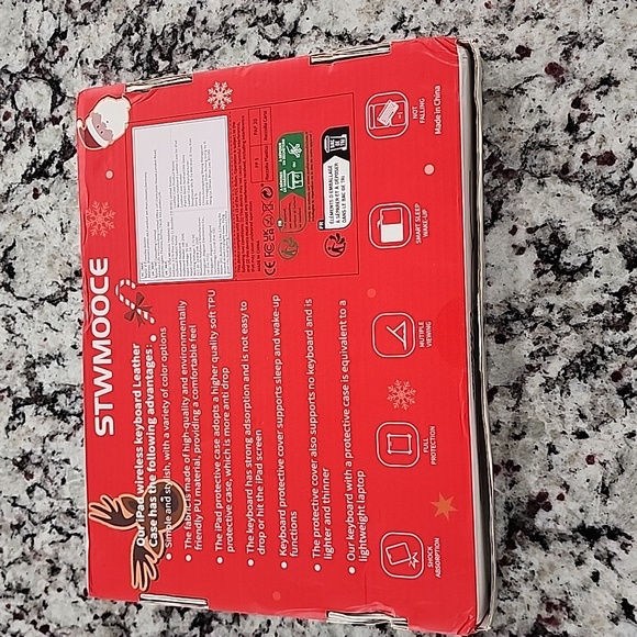 Wireless Keyboard And Case For iPad  10.9" / iPad 10th Gen. Periwinkle Blue. - Picture 6 of 6